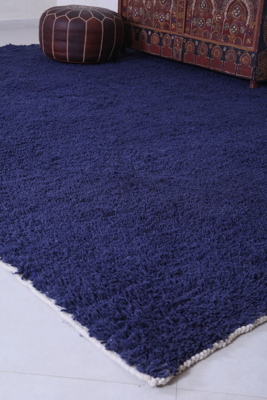 Custom blue rug