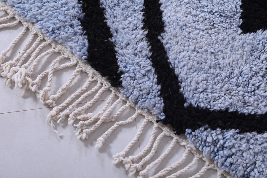 Wool handmade berber rug