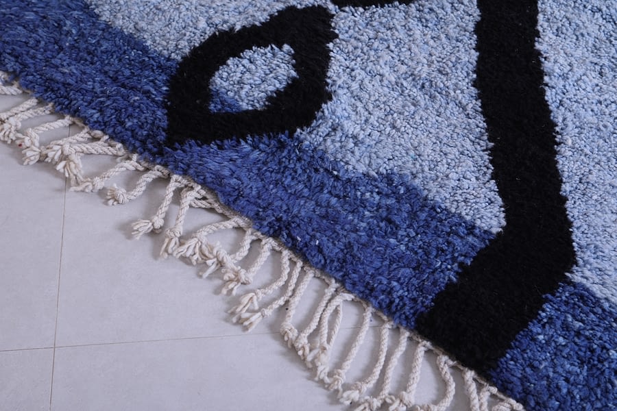 Wool berber handmade rug