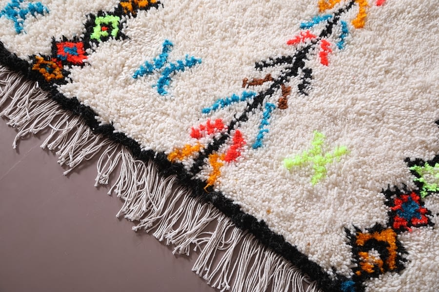 colorful berber rug